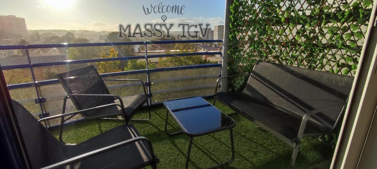 T4 Massy Tgv By Beds4Wanderlust - 80M2 Avec Terrasse Et Bureau - Proche Coulee Verte - Ideal Pro Ou Famille Екстериор снимка
