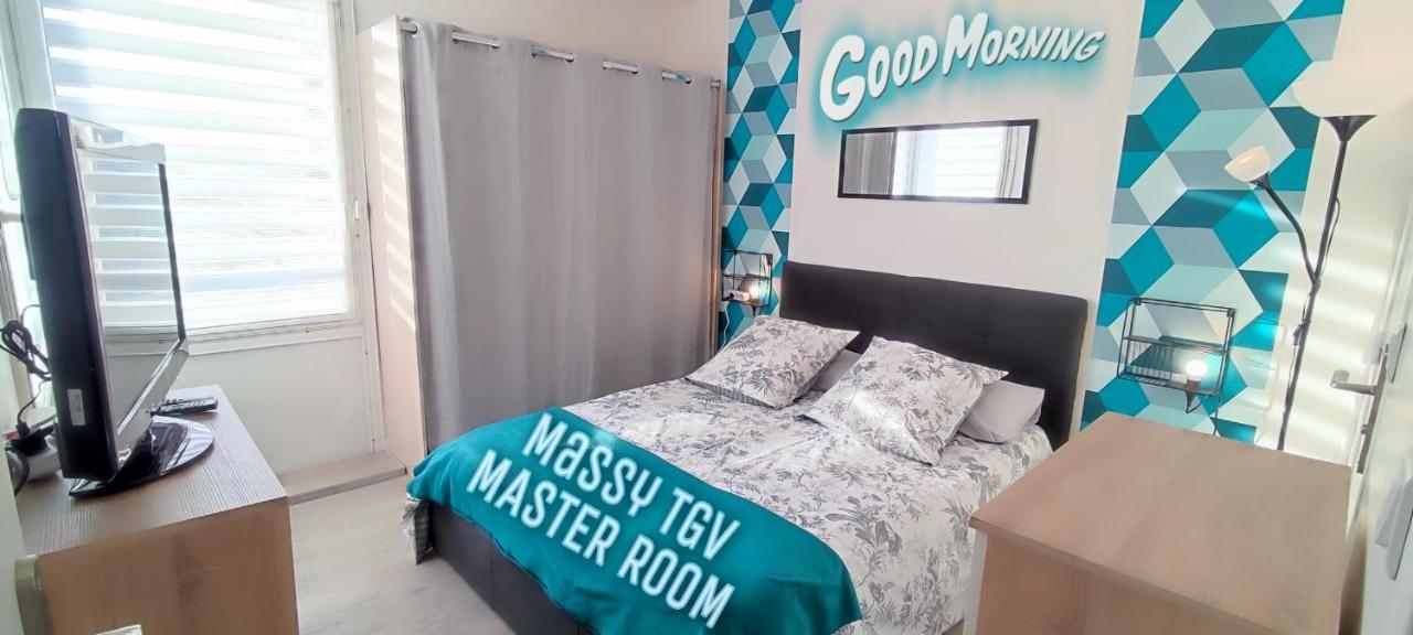 T4 Massy Tgv By Beds4Wanderlust - 80M2 Avec Terrasse Et Bureau - Proche Coulee Verte - Ideal Pro Ou Famille Екстериор снимка