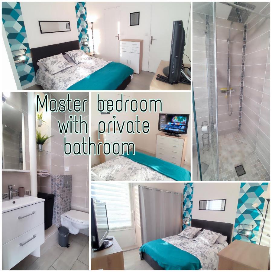 T4 Massy Tgv By Beds4Wanderlust - 80M2 Avec Terrasse Et Bureau - Proche Coulee Verte - Ideal Pro Ou Famille Екстериор снимка