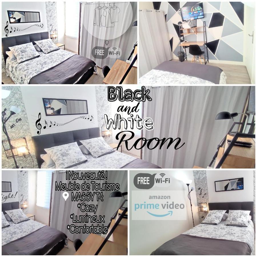 T4 Massy Tgv By Beds4Wanderlust - 80M2 Avec Terrasse Et Bureau - Proche Coulee Verte - Ideal Pro Ou Famille Екстериор снимка